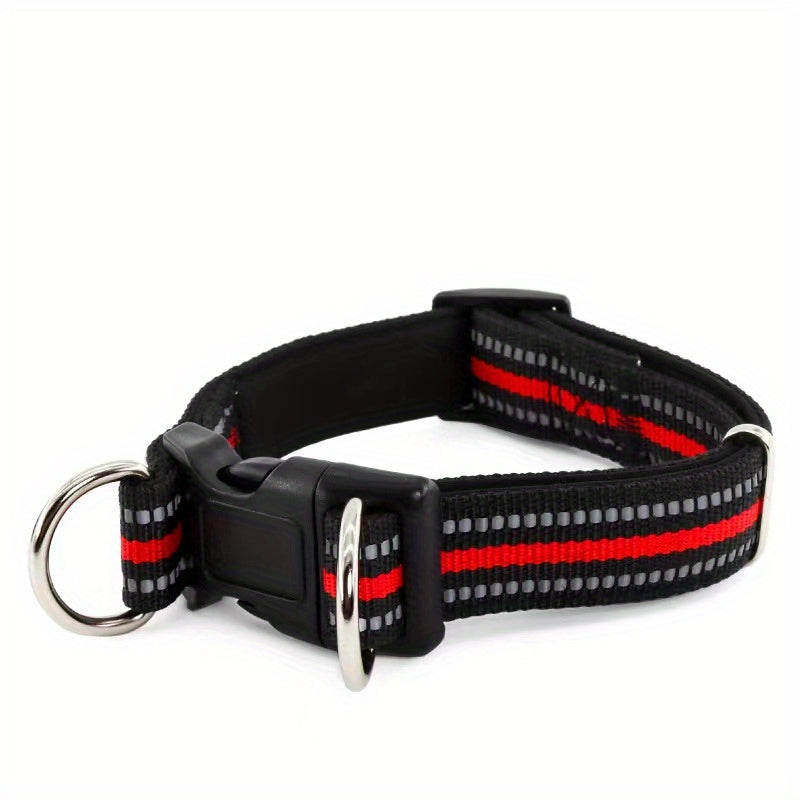 Pet double D reflective nylon collar - Detsnik