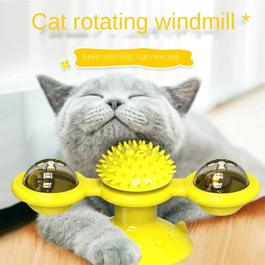 Cat hair spinning windmill toy - Detsnik